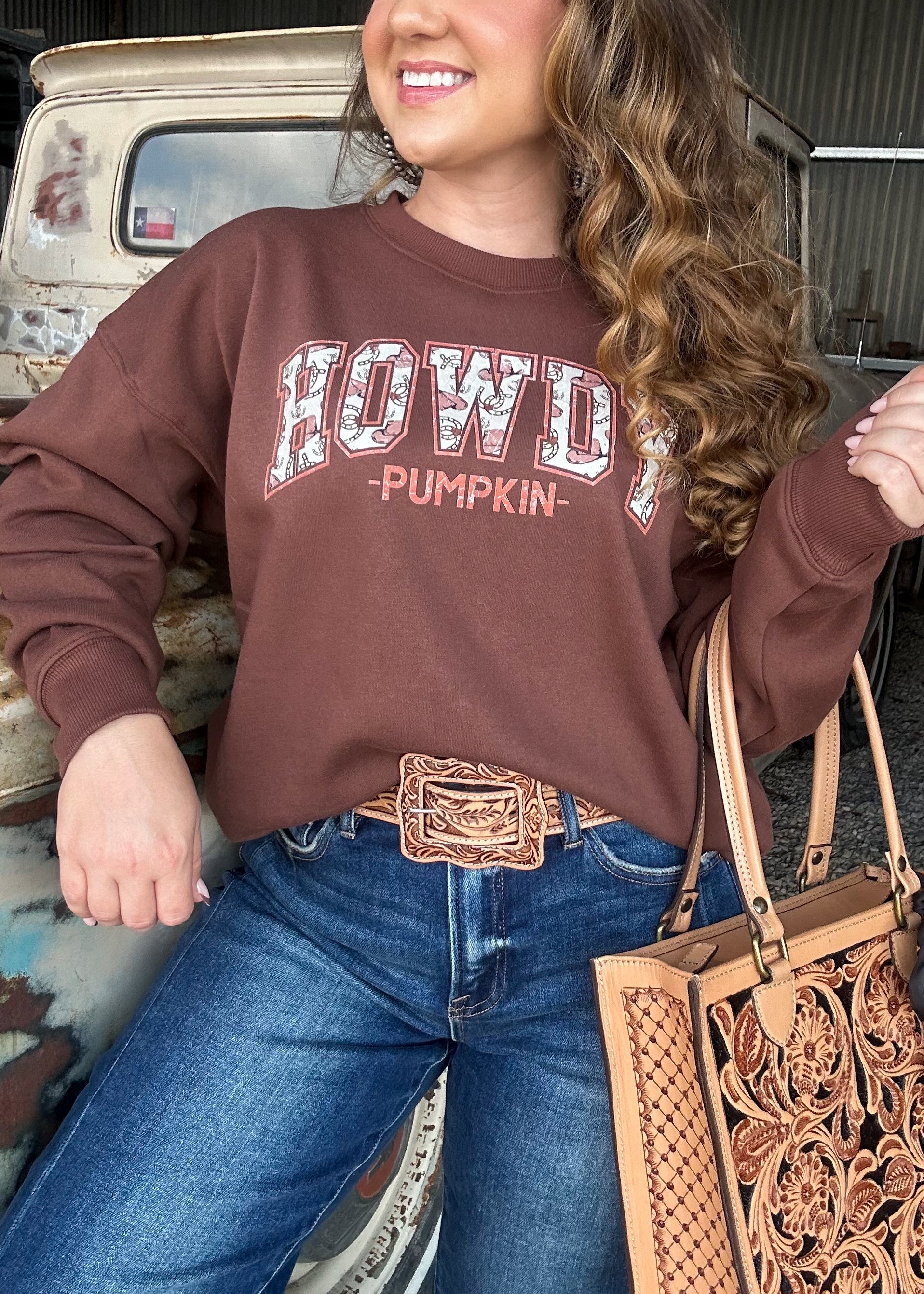 The Pumpkin Patch Cowgirl Sweatshirt