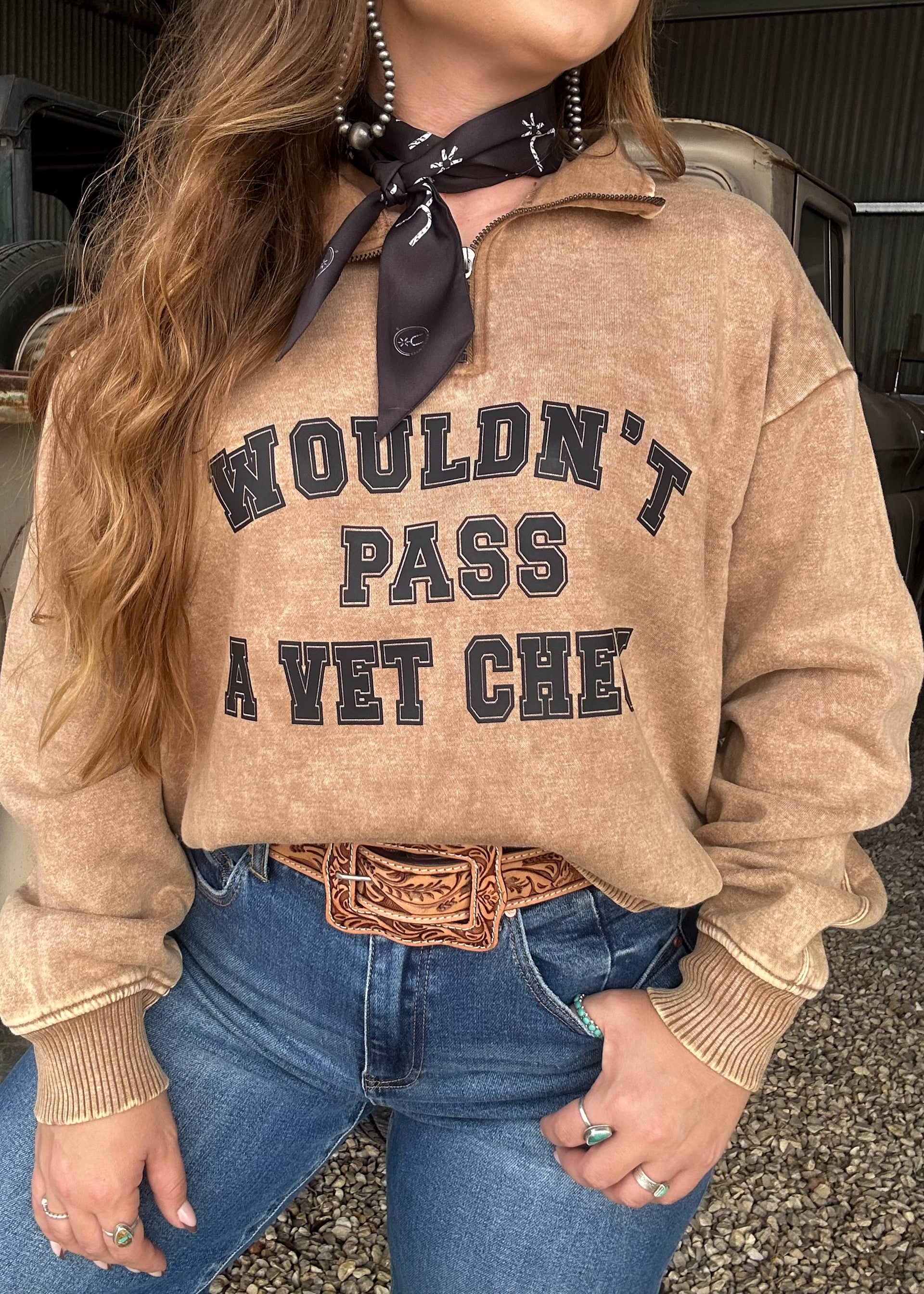 The Vet Check Quarter Zip