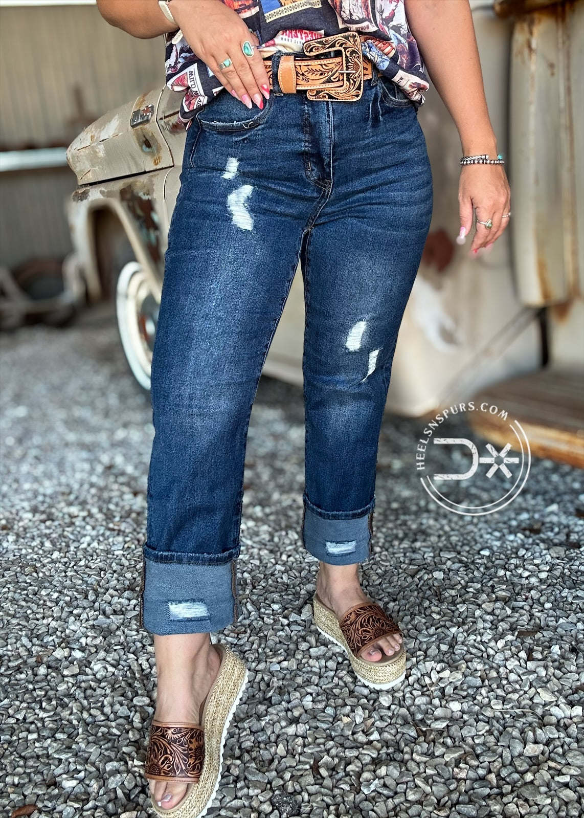 Ranch Roll Cuff Jeans