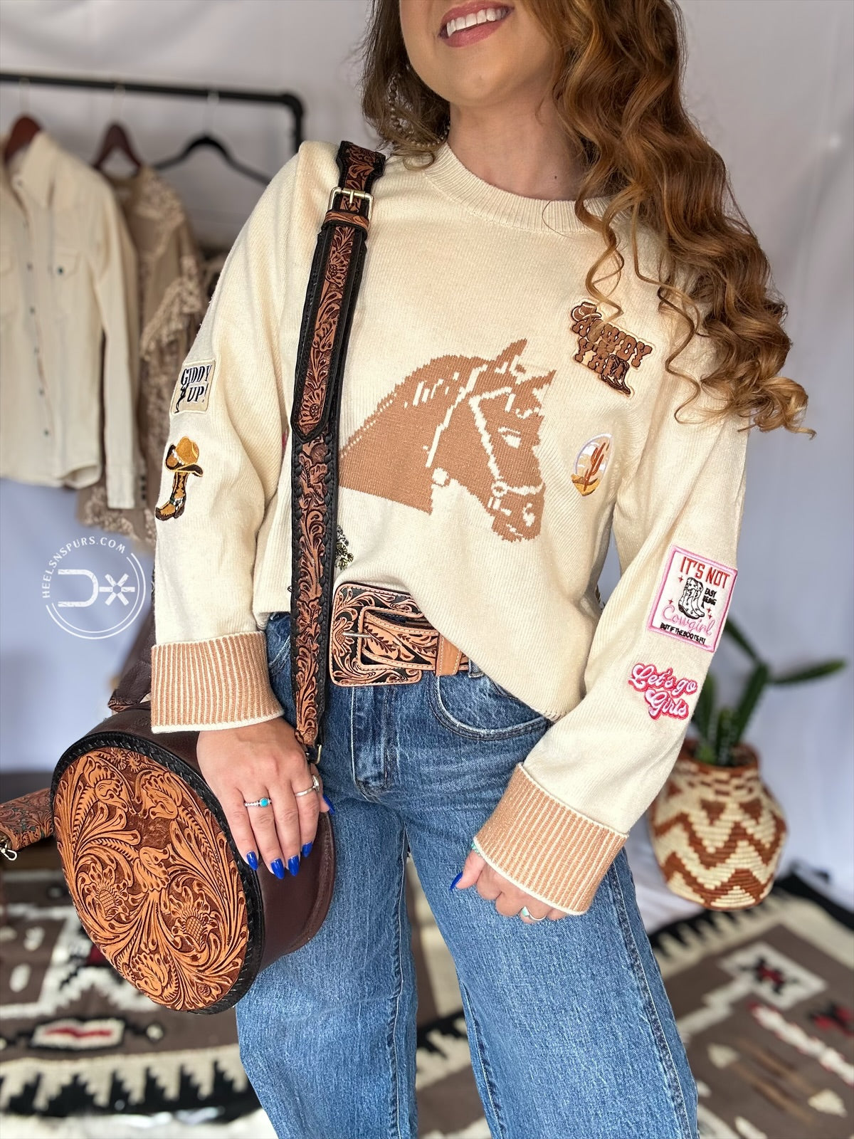 The Cowpoke Patchwork Sweater