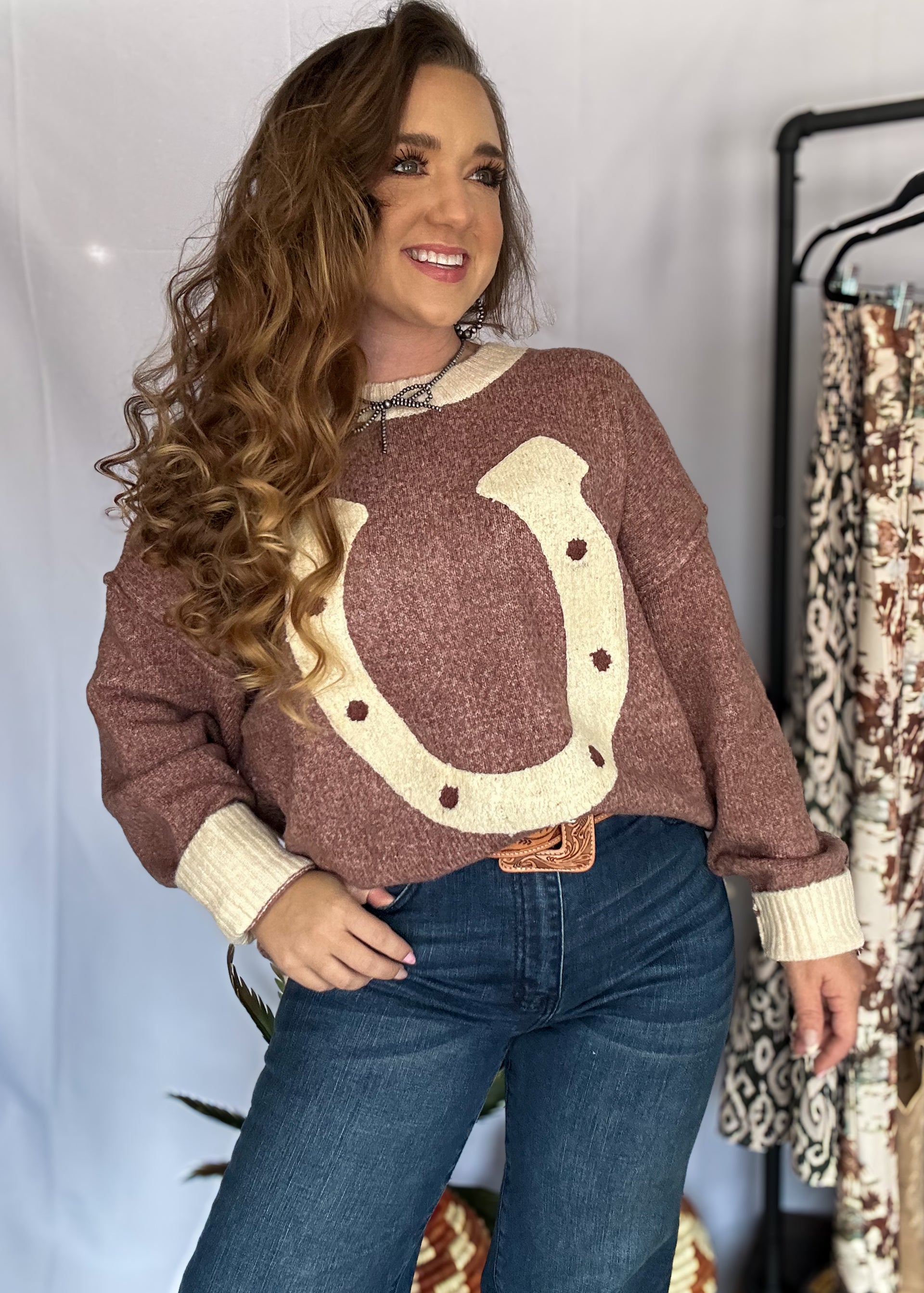 The Horseshoe Honey Sweater