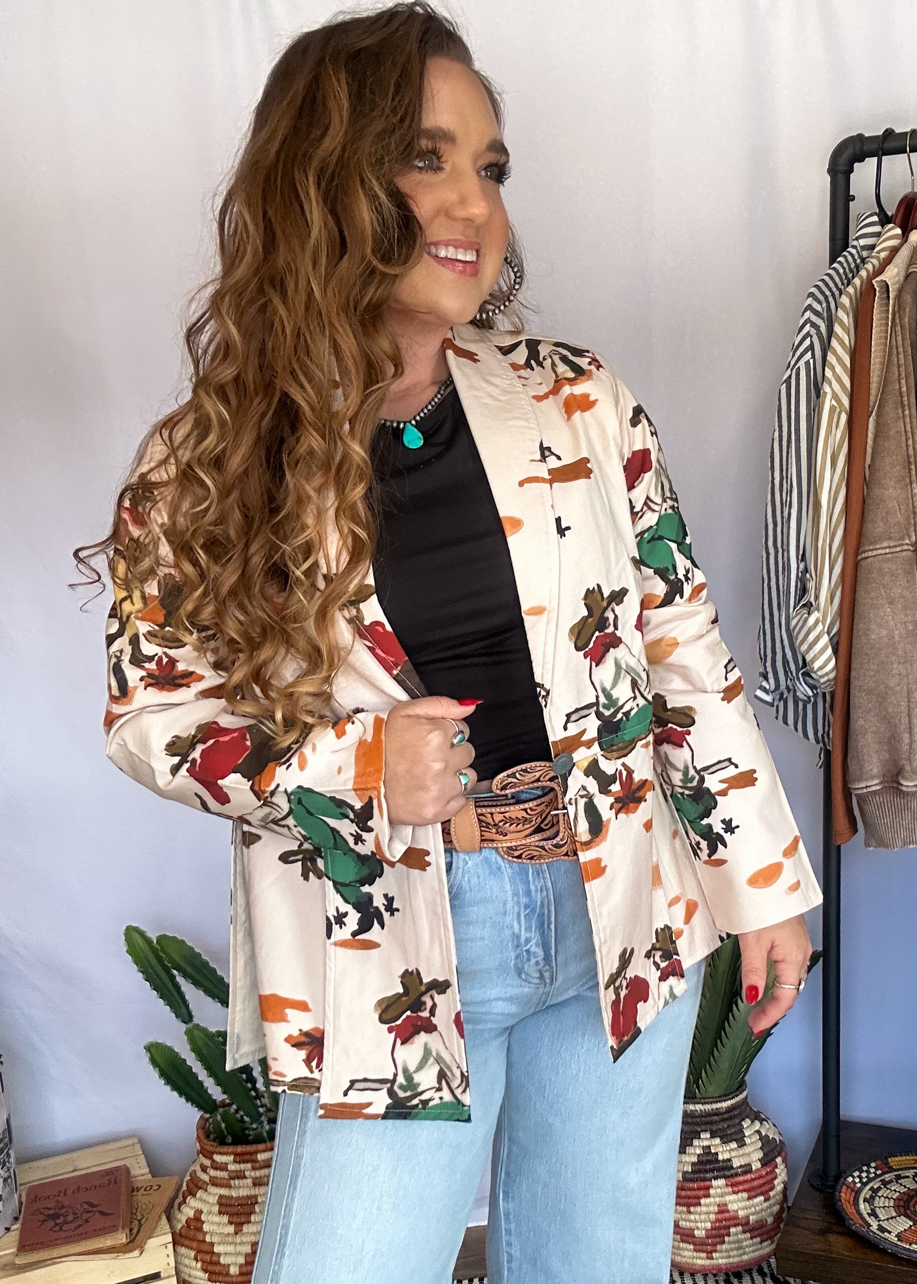The Wagon Wheel Panel Blazer