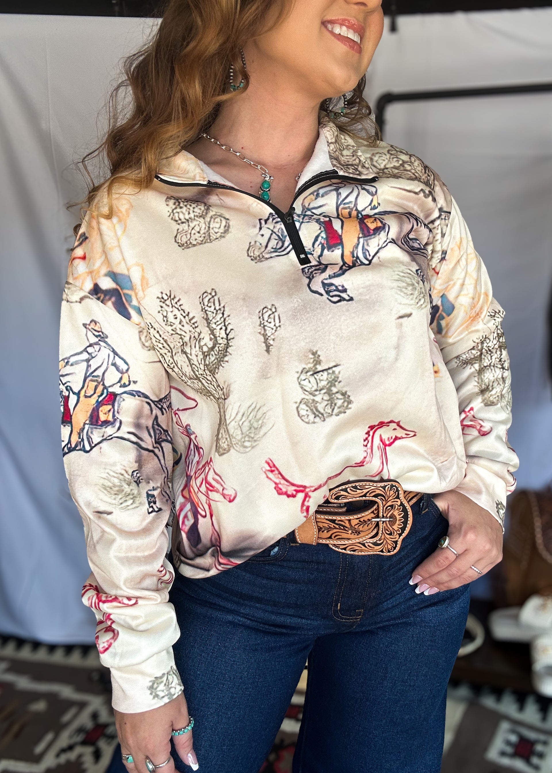 The Wild Cactus Quarter-Zip