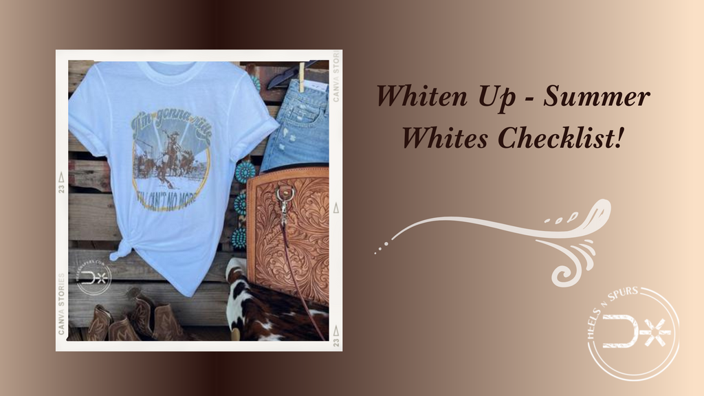 Whiten Up - Summer Whites Checklist!