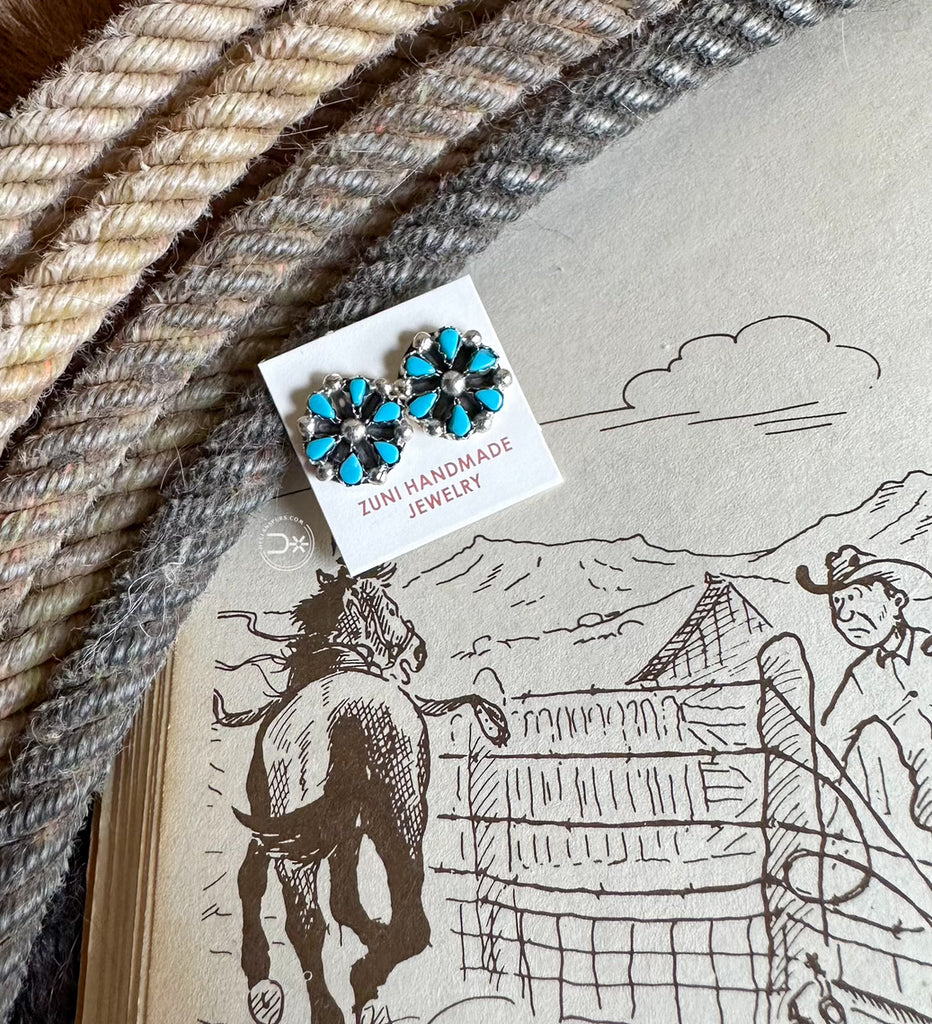 Lil Cowtown Cluster Earrings