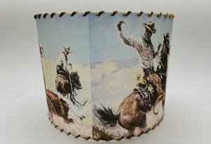 Pasture Ropin Lampshade ~ 8 inch