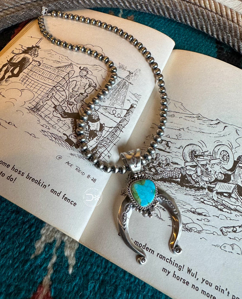 Mesa Naja & Navajo Pearl Necklace