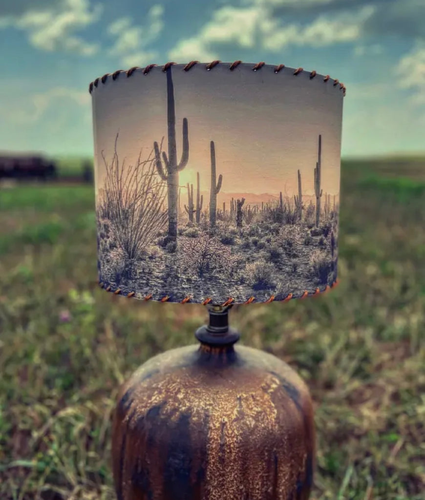 Saguaro Cactus Lampshade (Small 8-inch)