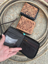 Load image into Gallery viewer, Tooled Wristlet Wallets
