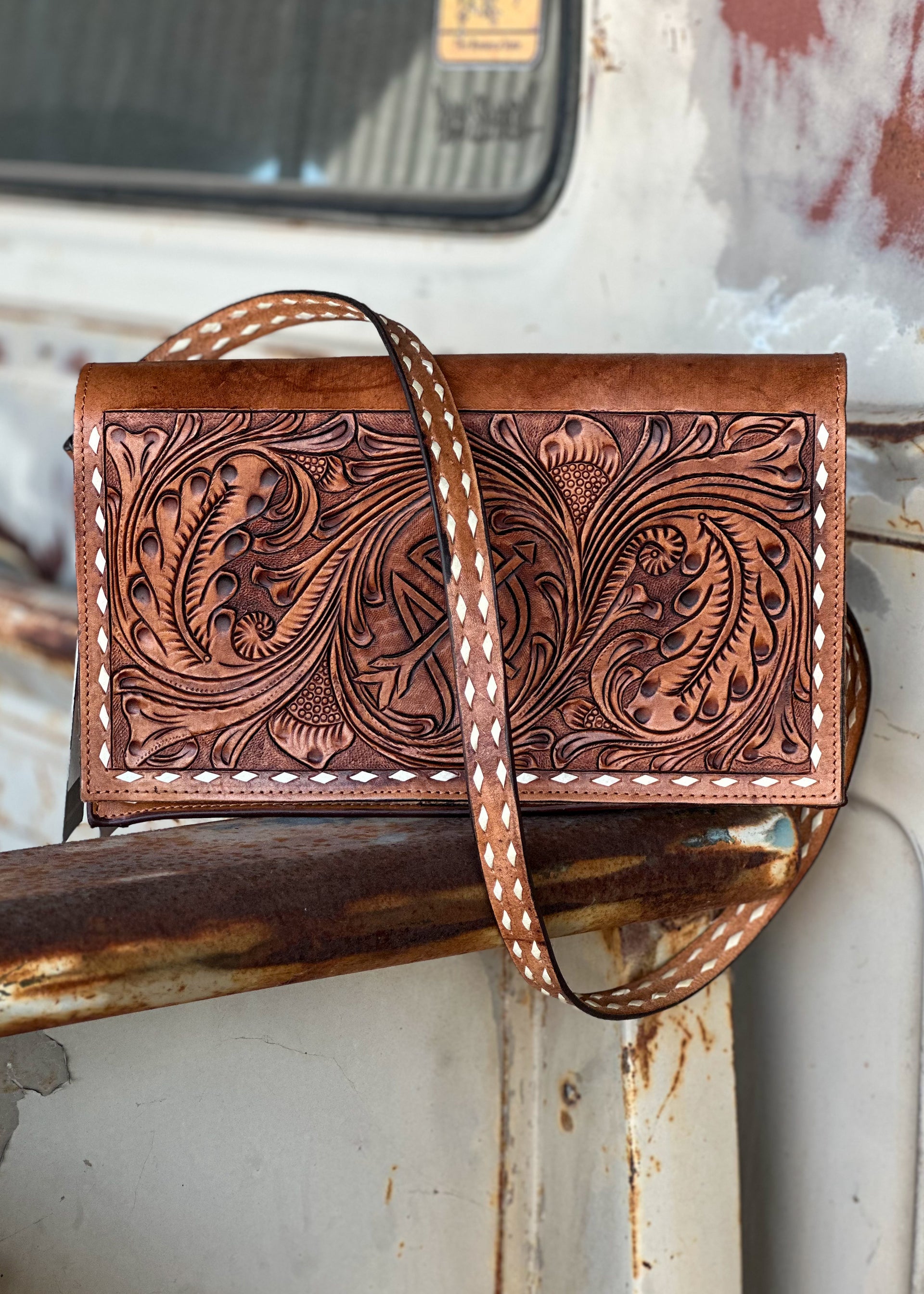 The Cattleman’s Tooled Purse