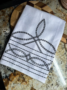 Boot-Stitched Towel