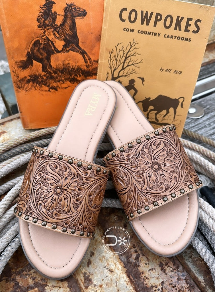 The Ellie Tooled Sandals ~9662