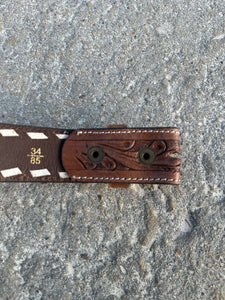 Tooled Belt (Sold without a Buckle)