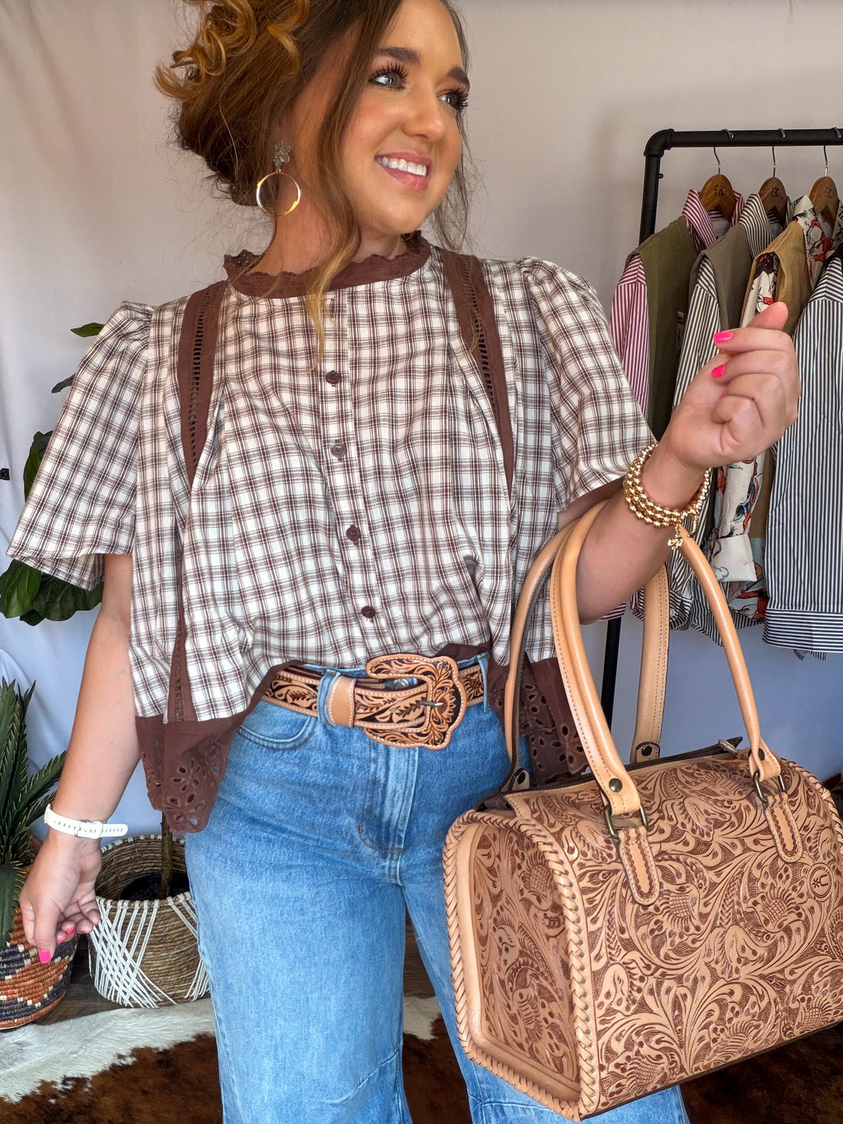 The Prairie Blossom Flutter Top