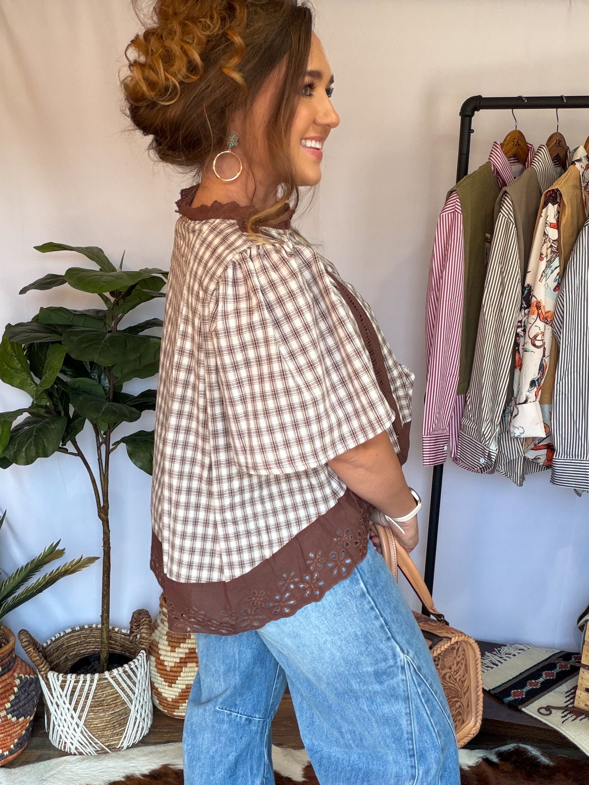 The Prairie Blossom Flutter Top