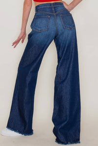 Wide Leg Denim Jeans (O2 Denim)
