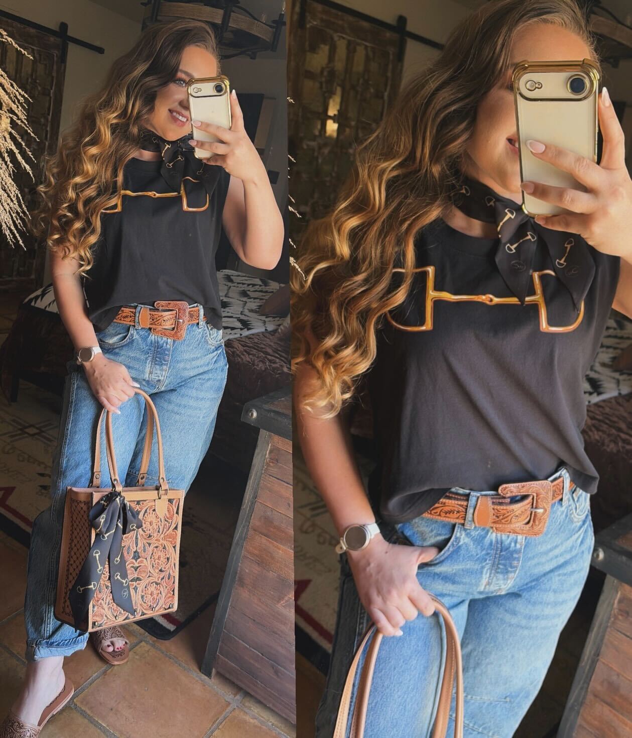 The Golden Bit Boxy Tank