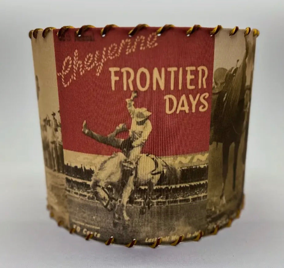 Cheyanne Frontier Days Lampshade ~ 11 inch