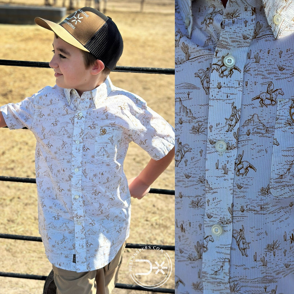 Edison Short-sleeve Button Up ~ Boys