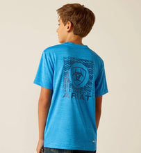 Load image into Gallery viewer, Charger Ariat SW Shield T-Shirt ~ Brilliant Blue
