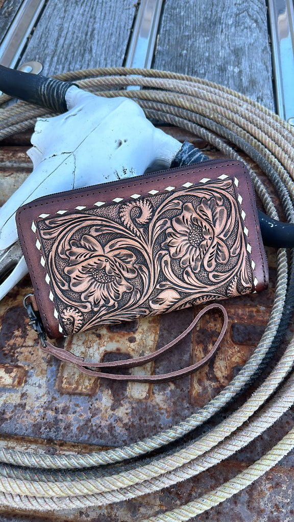 The Jessie Tooled Wallet