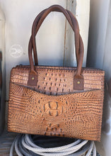 Load image into Gallery viewer, The Lady Mae Croc Purse
