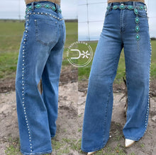 Load image into Gallery viewer, The Pearl Denim Jeans ~ Vibrant
