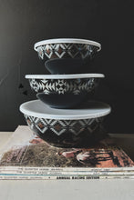 Load image into Gallery viewer, Black Aztec Bowl Set
