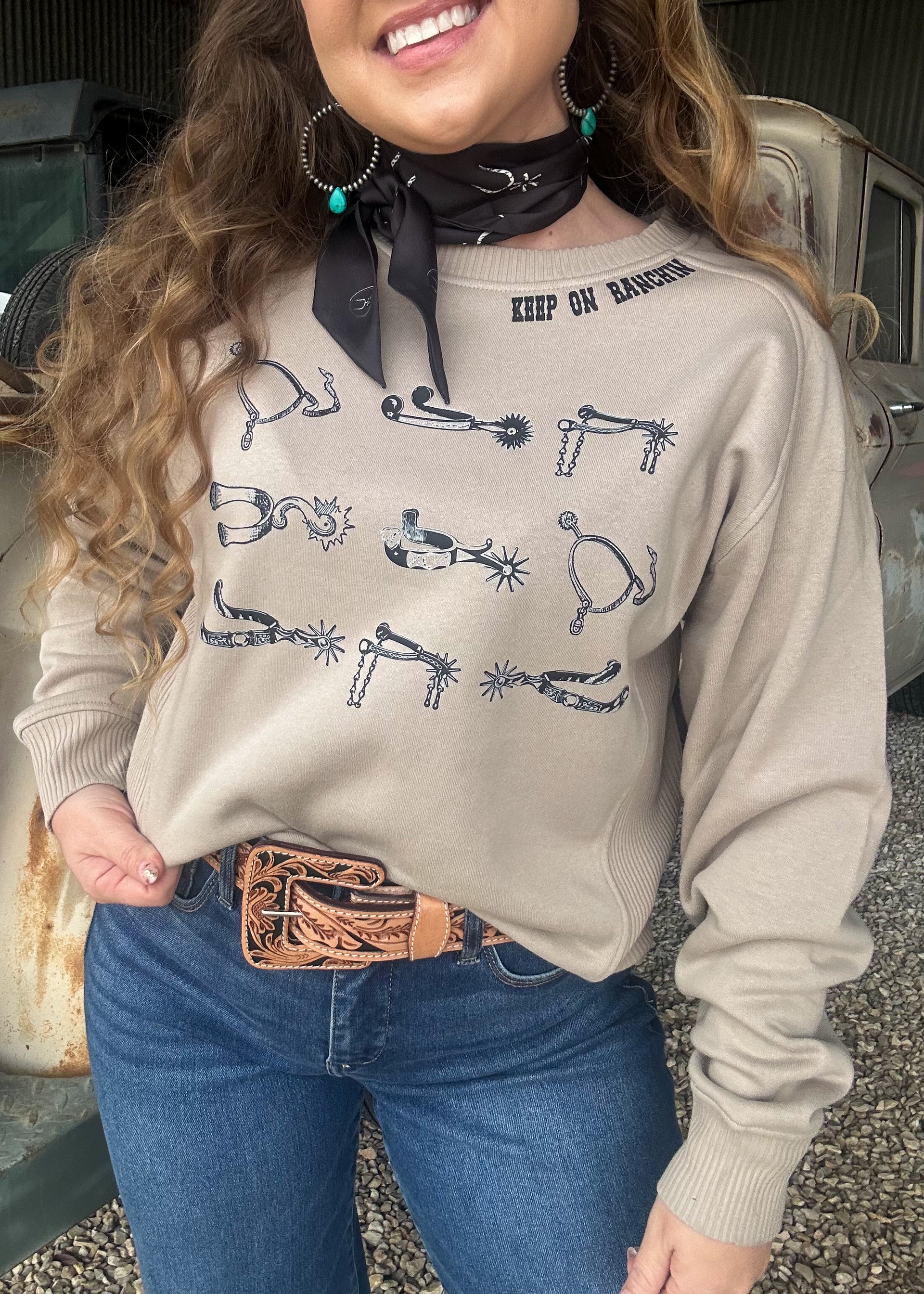 Keep On Ranchin Spur Sweatshirt