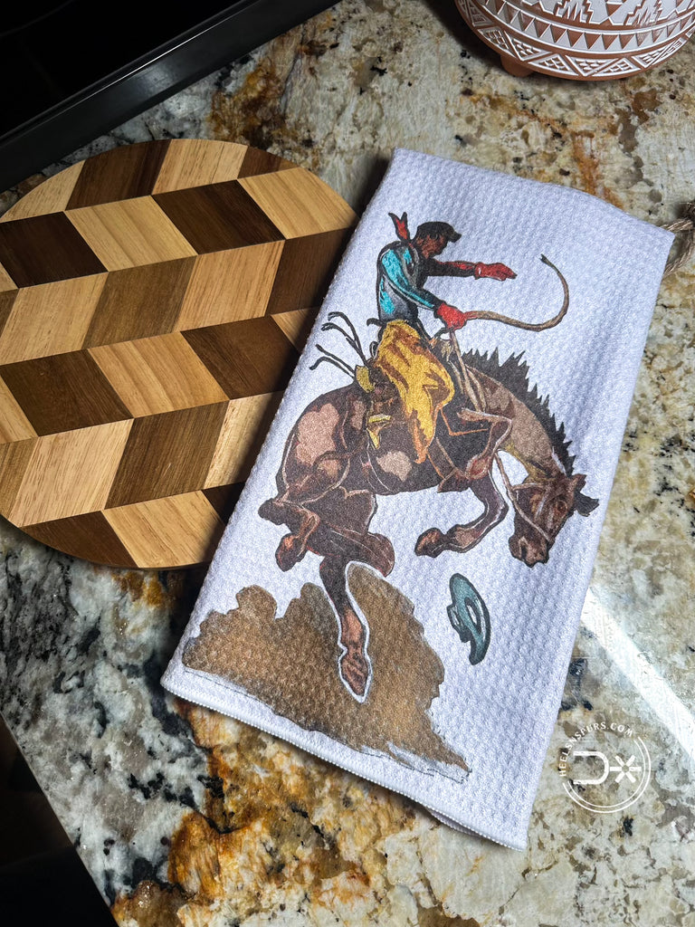 Rodeo Bronc Towel