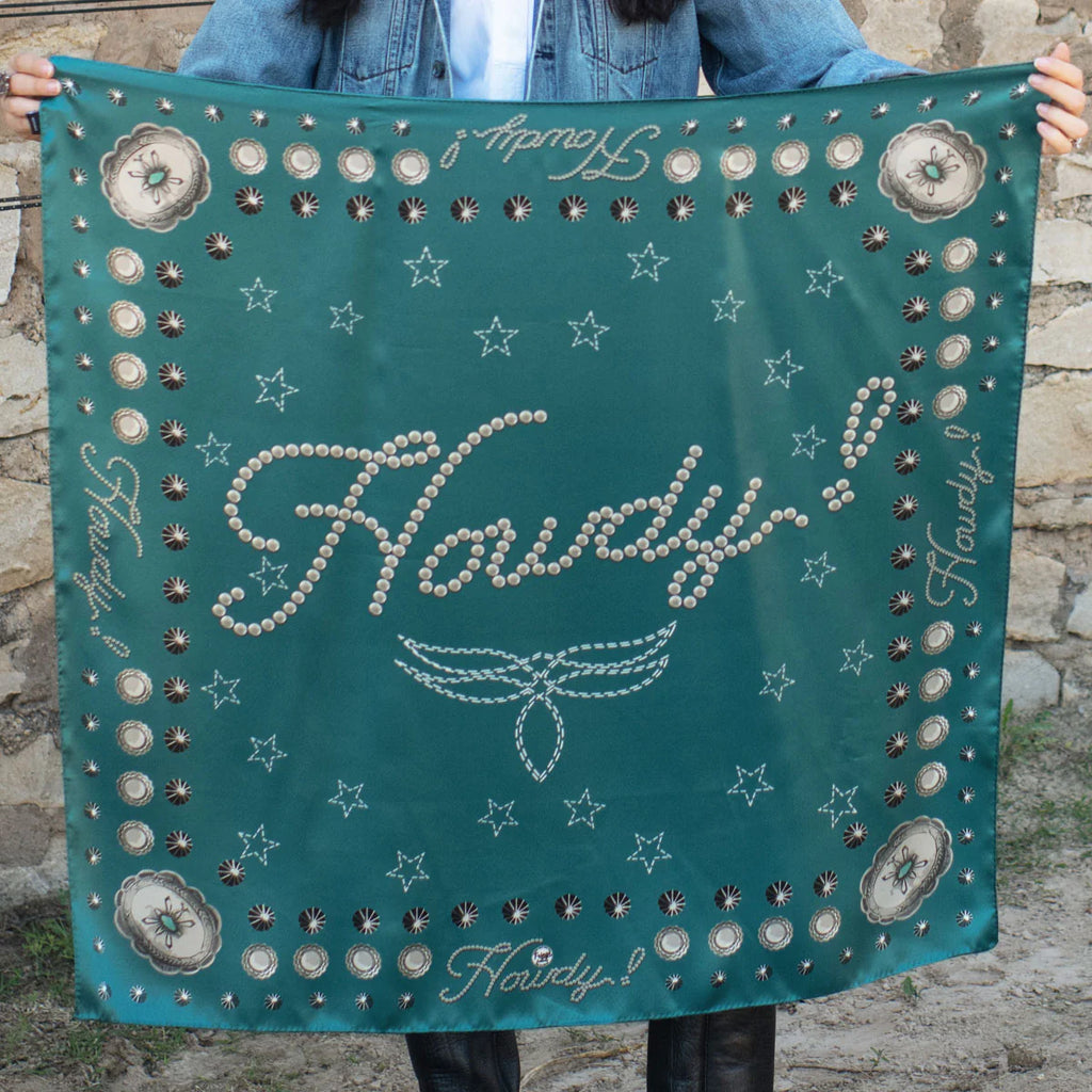 Howdy Wild Rag ~ Teal