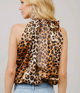 Leopard Dressy Tank