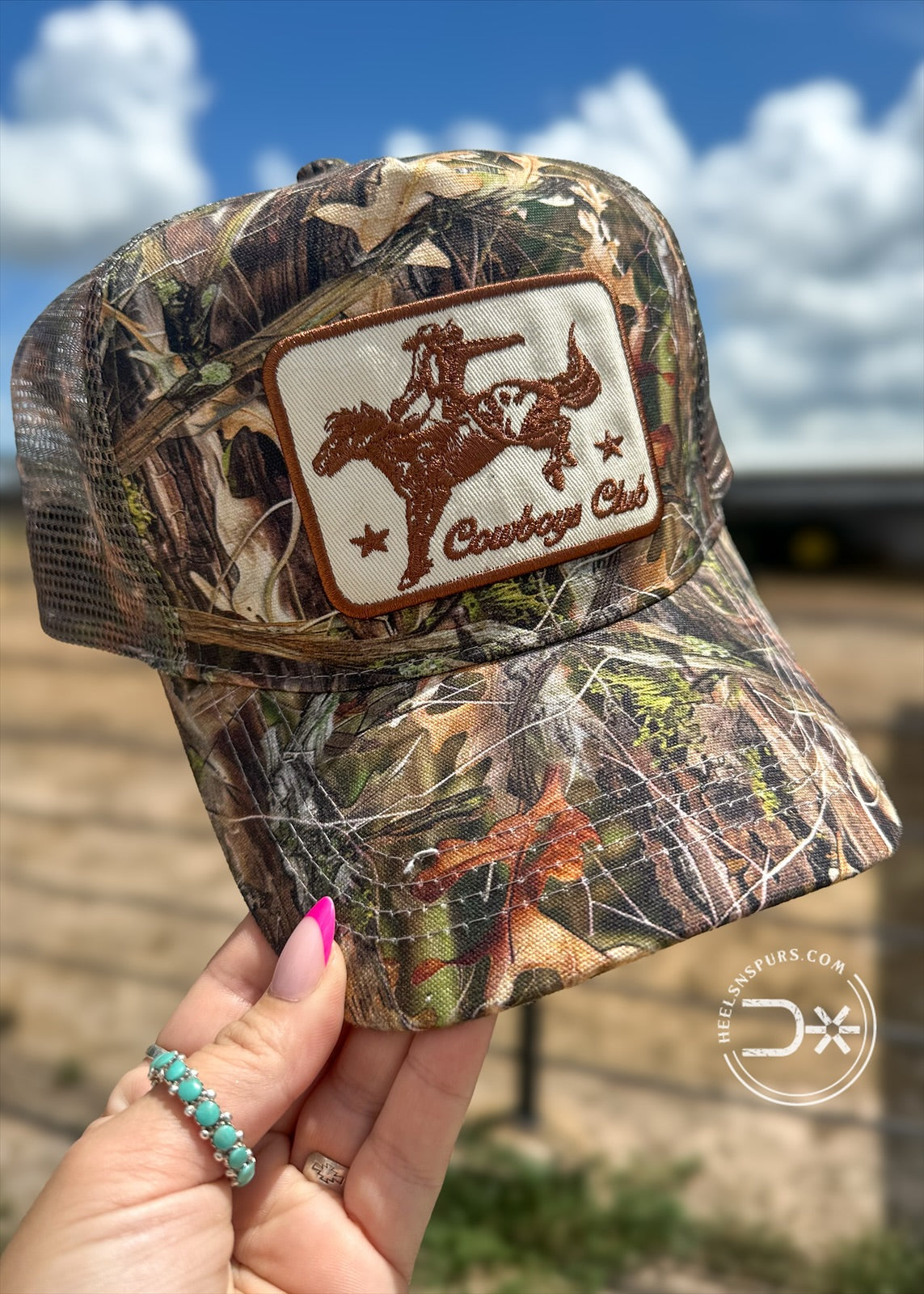 Cowboy Club Camo Cap