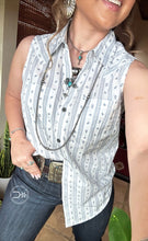 Load image into Gallery viewer, Billie Jean Button Tank ~ Ariat
