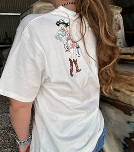 Western Embroidered Tee