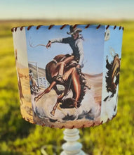Load image into Gallery viewer, Wild Bronc Lampshade ~ 6 inch
