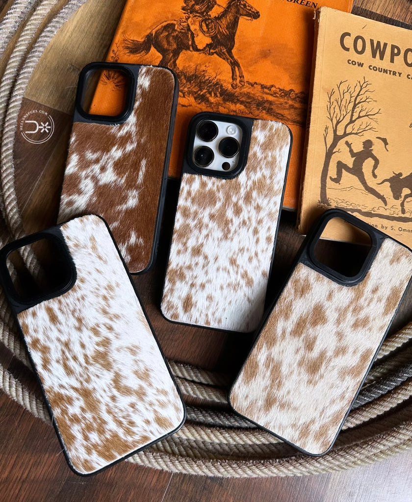 The Vaquera Phone Case ~ Brown (hides will vary)