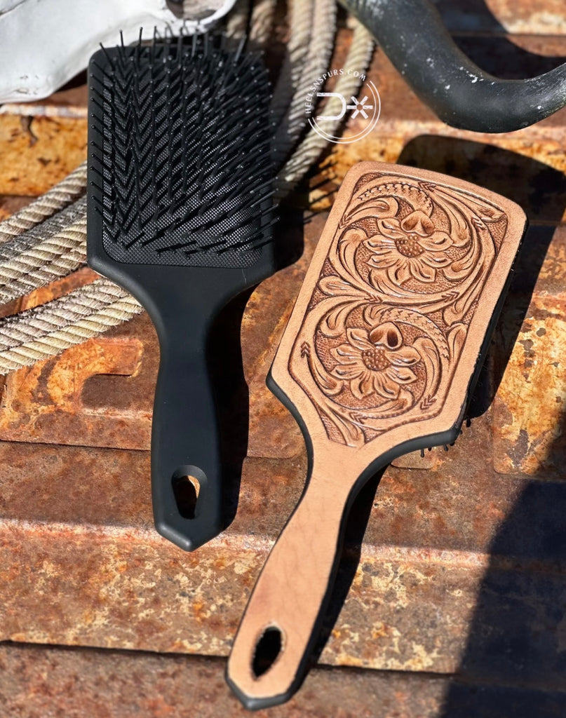 Tooled Hair Brush