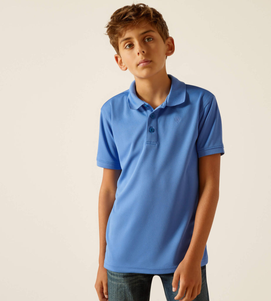 Kid’s Ariat Tek Polo ~ Seascape