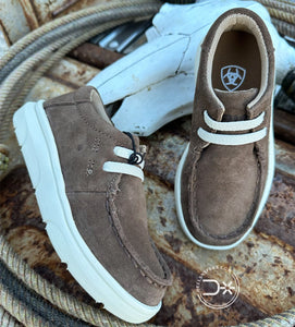 Brown Bomber Suede Hilo (Kids)