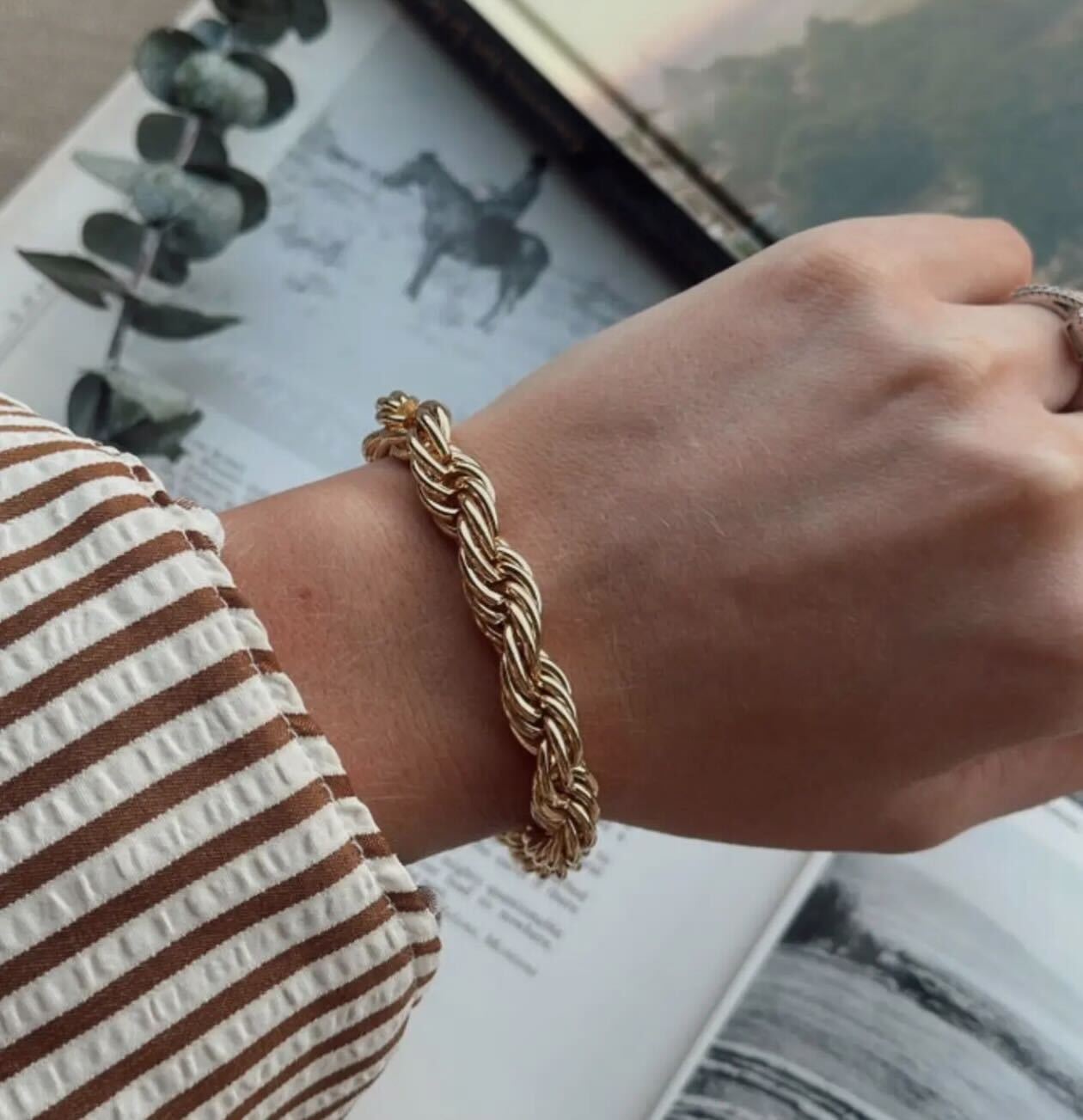 The Golden Ranch Rope Bracelet