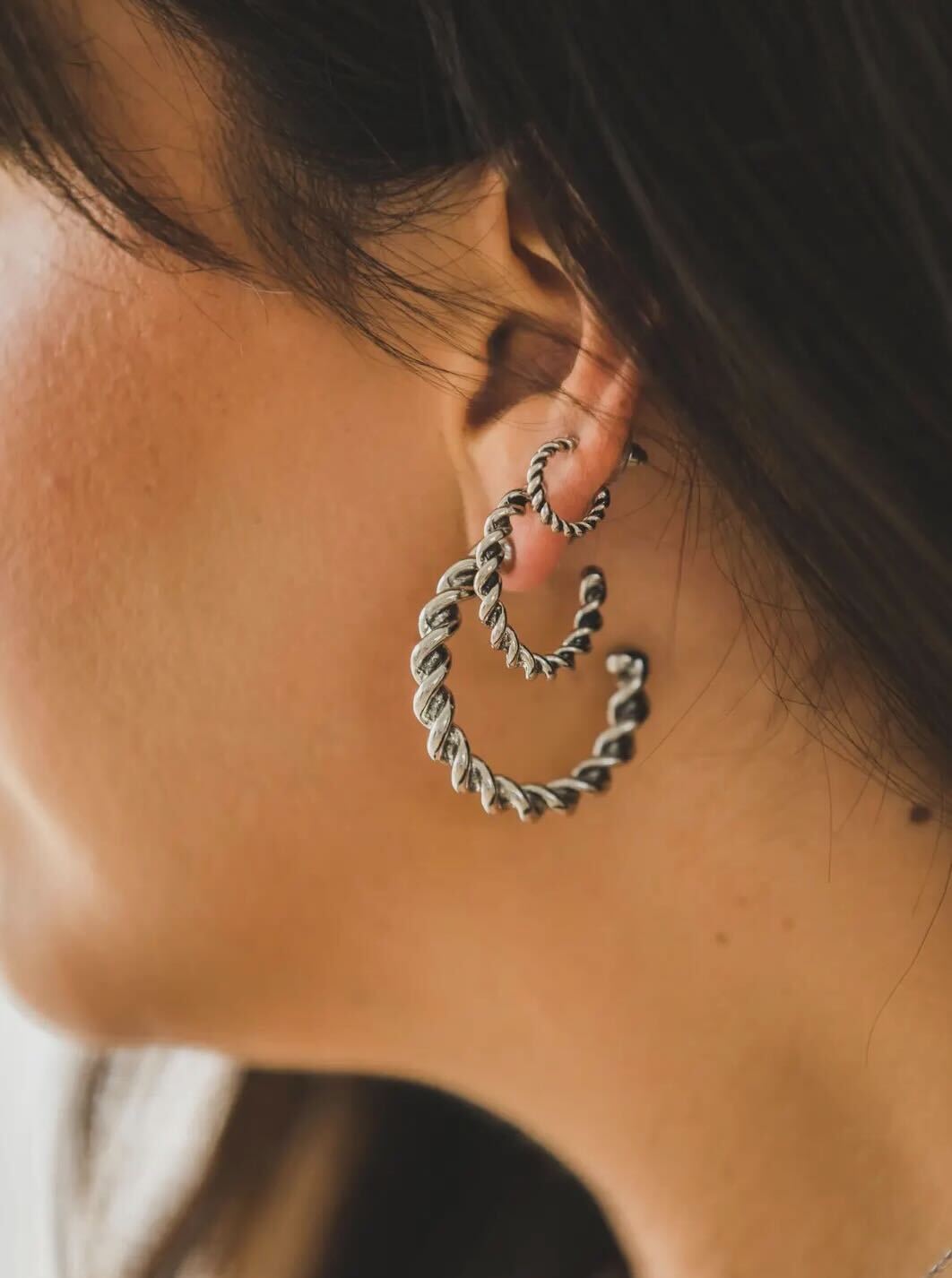 The Rodeo Twist Hoops