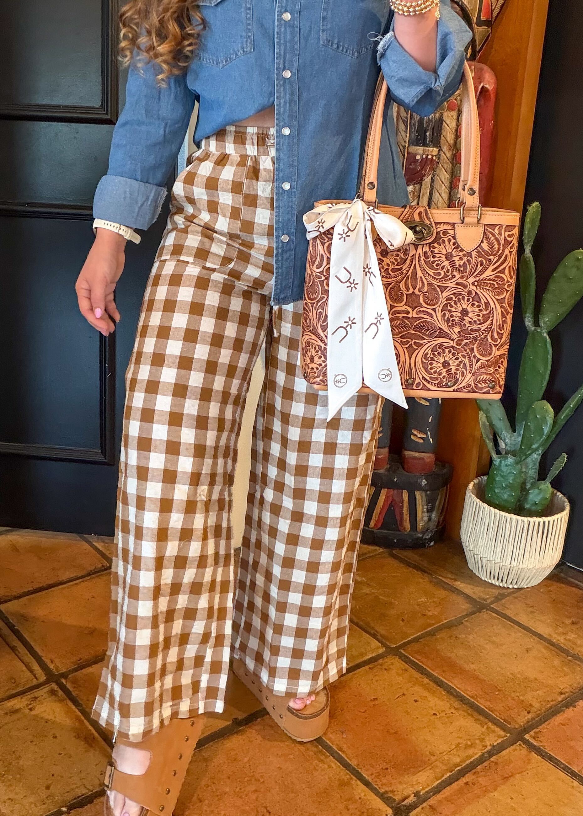 The Porch Swing Gingham Pants