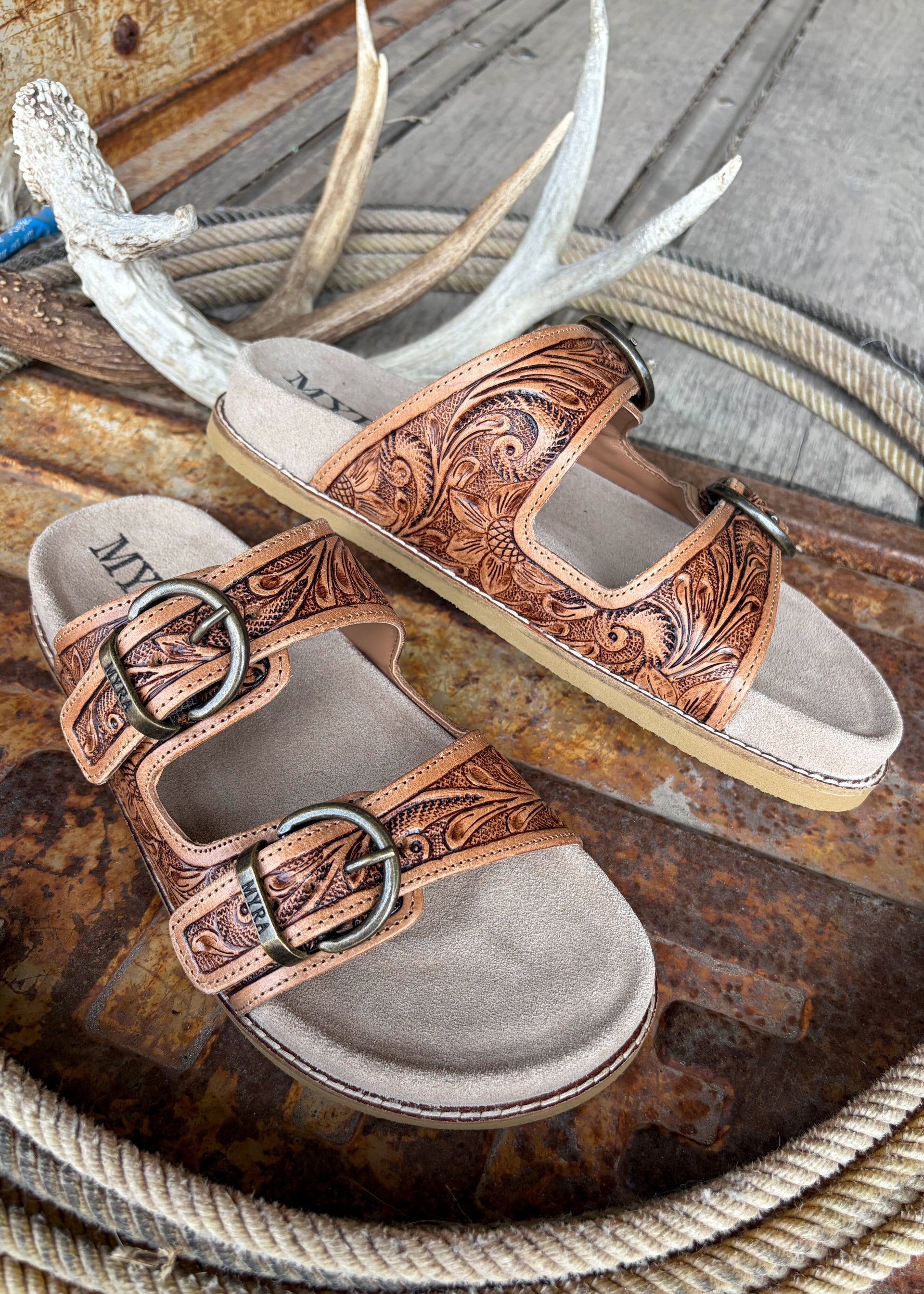 The Canyon Buckle Sandal