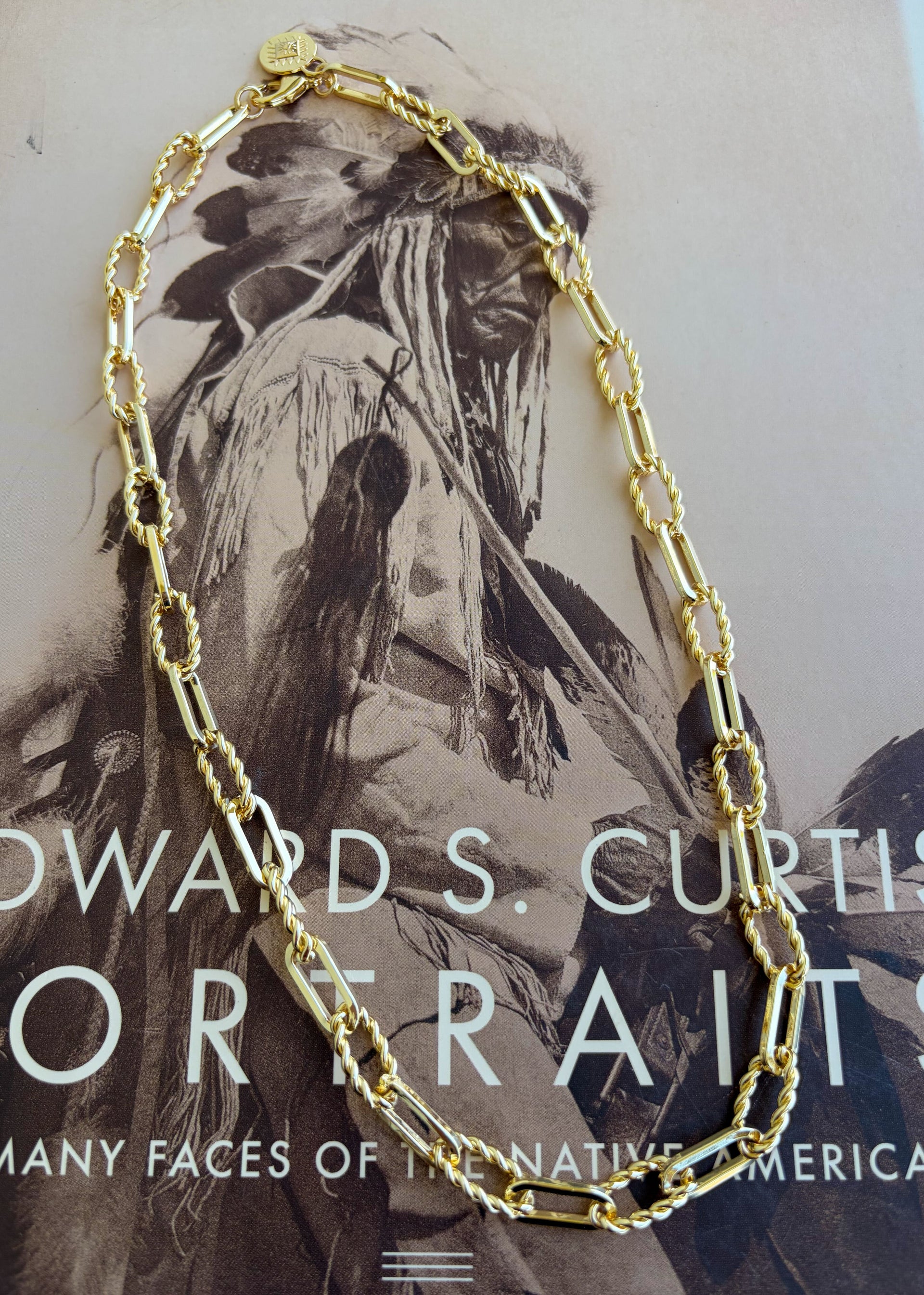 The Golden Spur Link Necklace