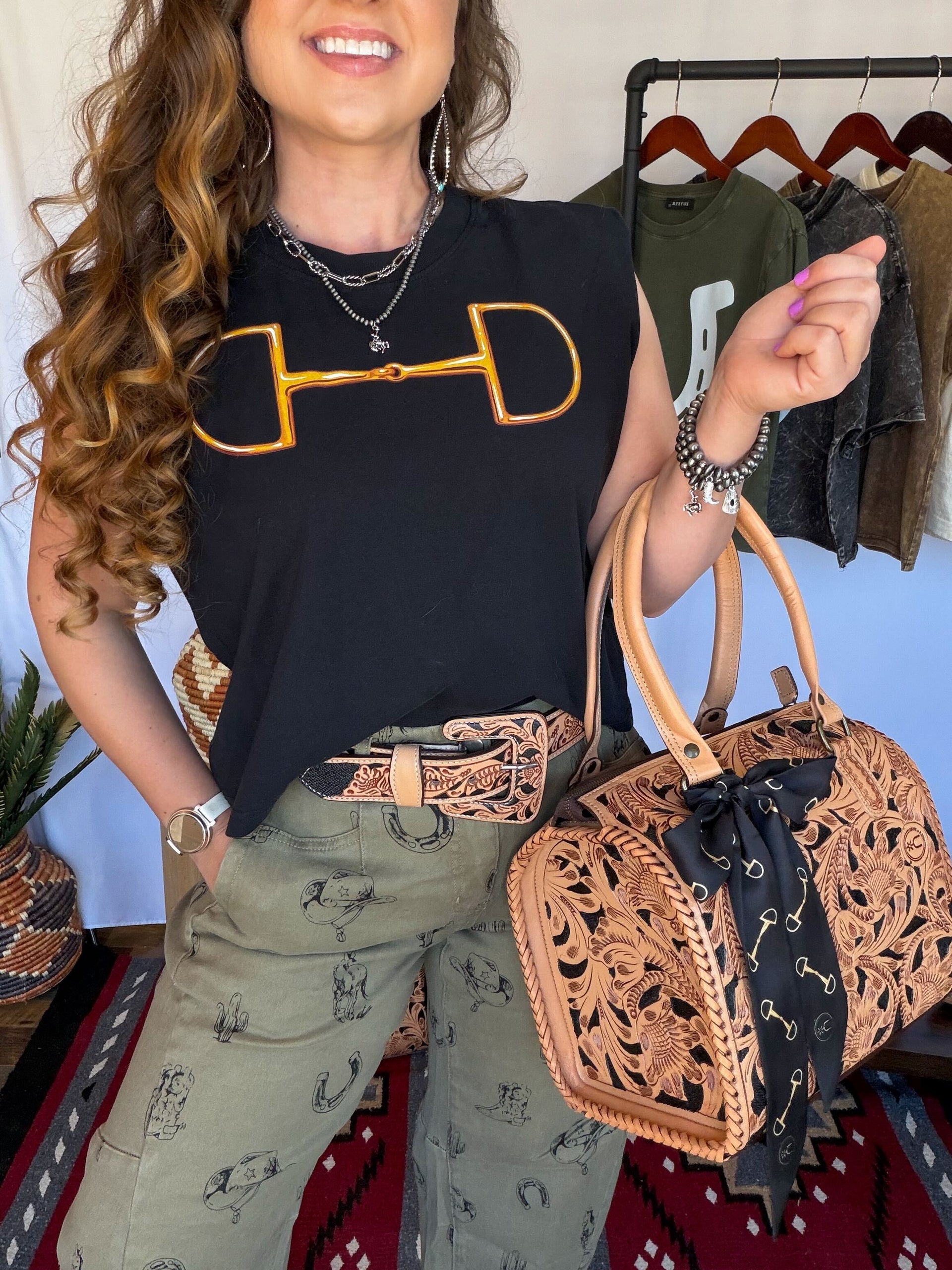 The Golden Bit Boxy Tank