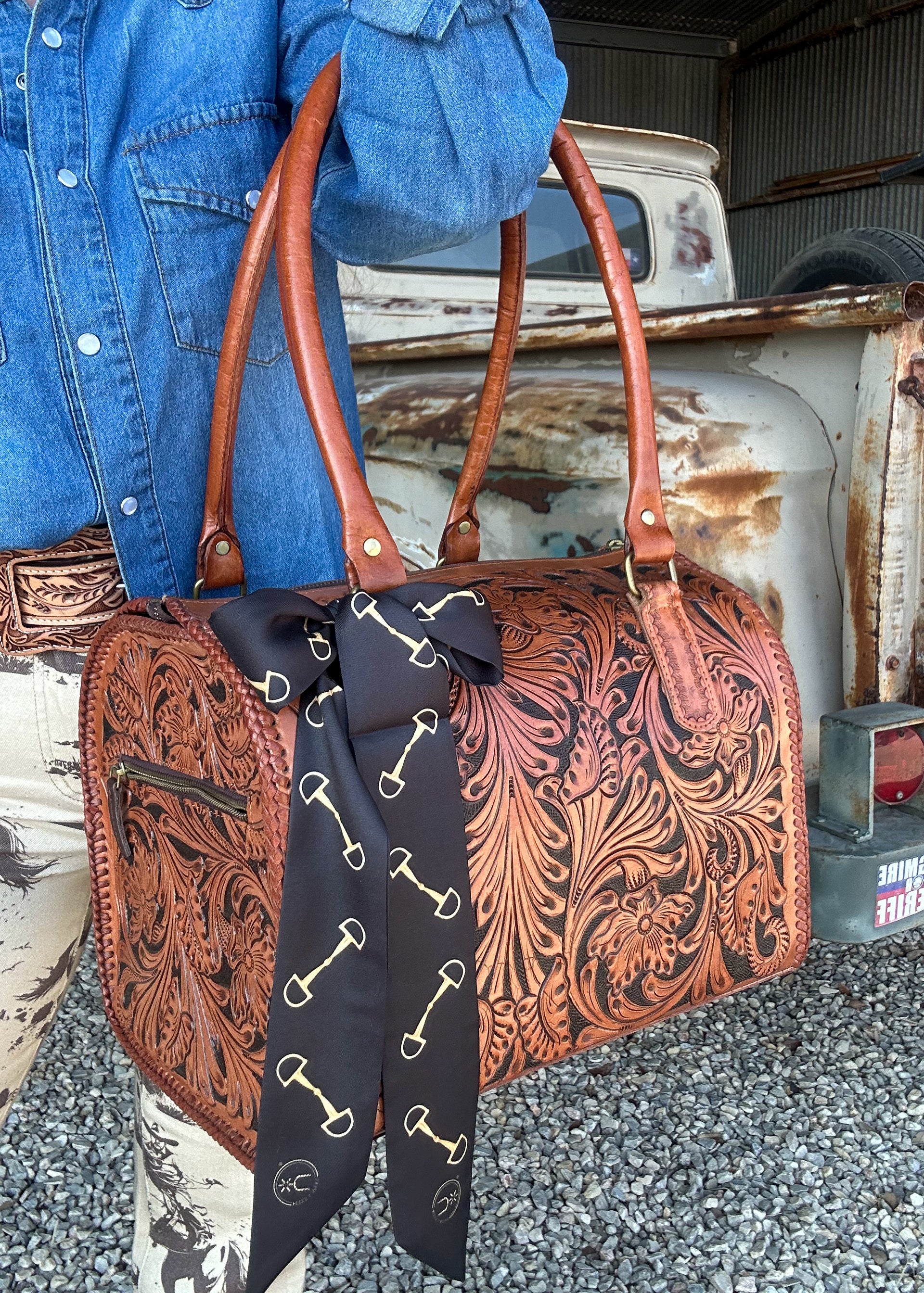 The Speedy Purse 2.0 - Brown & Black