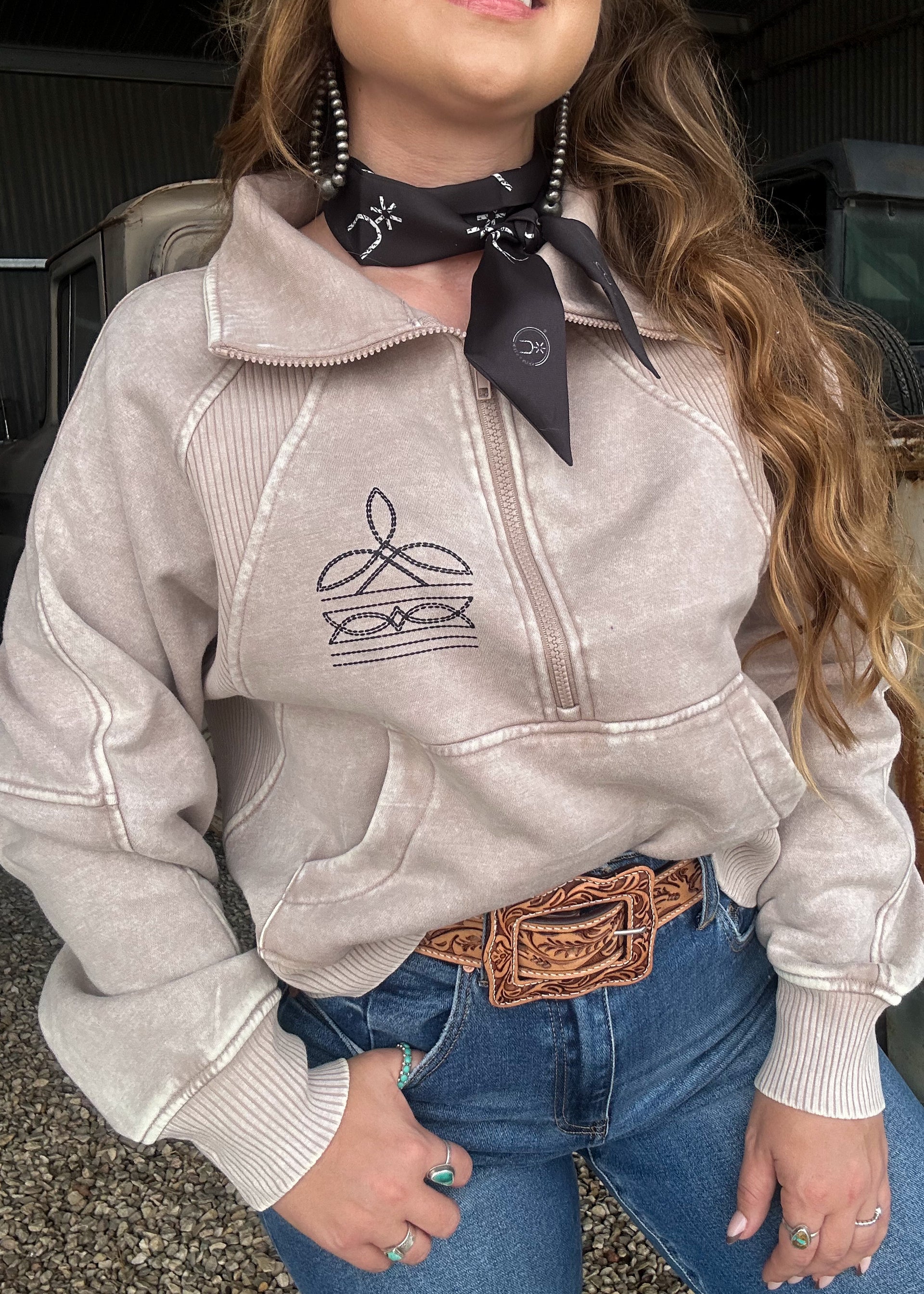 The Ranch Mark Quarter Zip