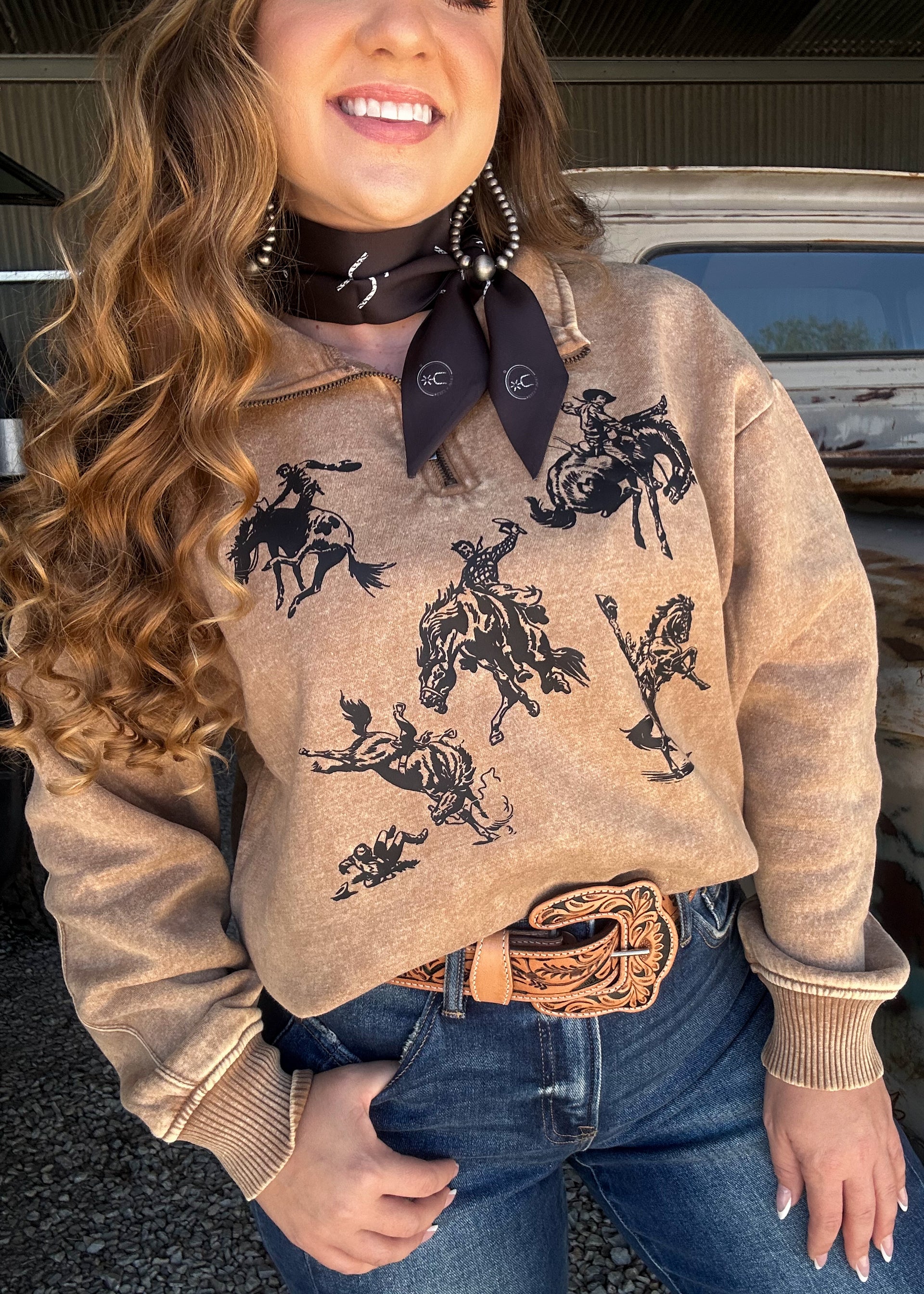 The Bronc Run Quarter Zip