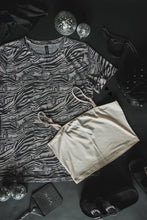 Load image into Gallery viewer, Western Zebra Mesh Top
